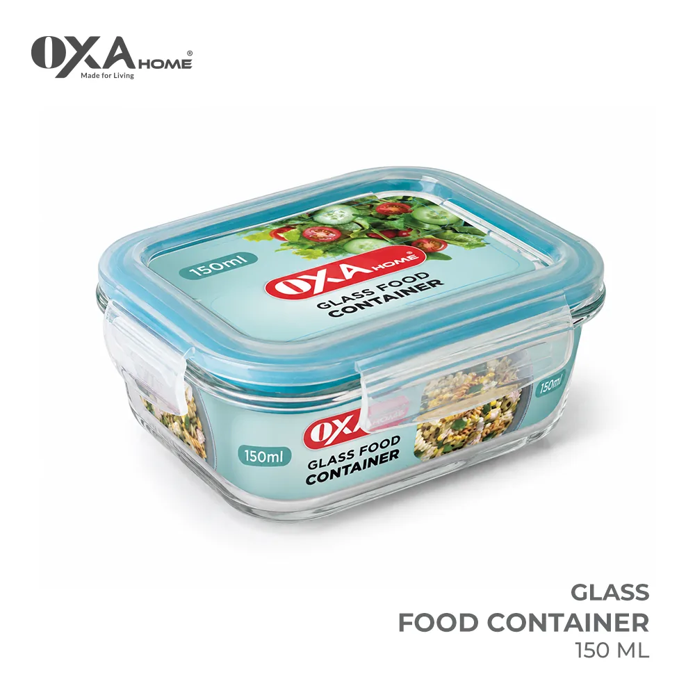 Glass food dish with lid 150 ml
