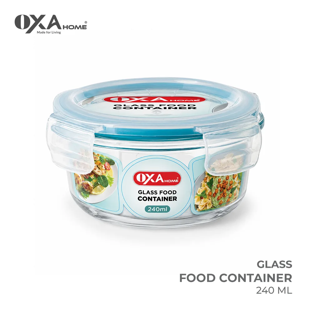 Round glass food dish 240 ml