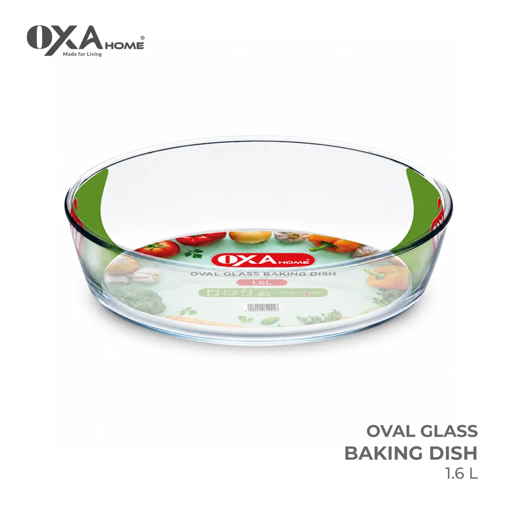 Oval glass baking dish 1.6 L